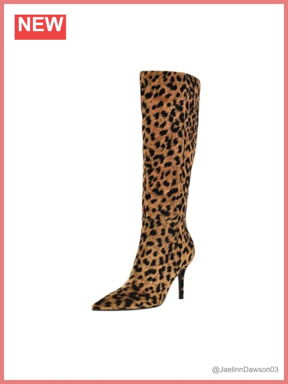 GUESS Gressa Knee High Boots Faux Leather Stiletto Heels Zip Closure